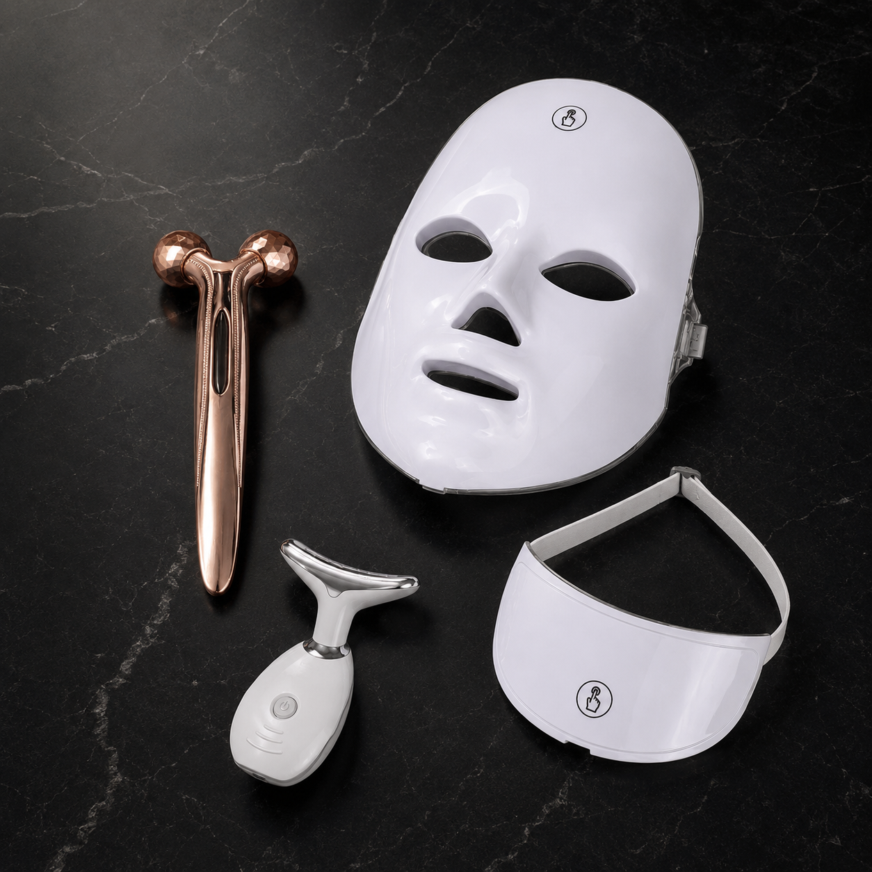 Mascarilla LED Facial 7 en 1  Terapia de Fotones