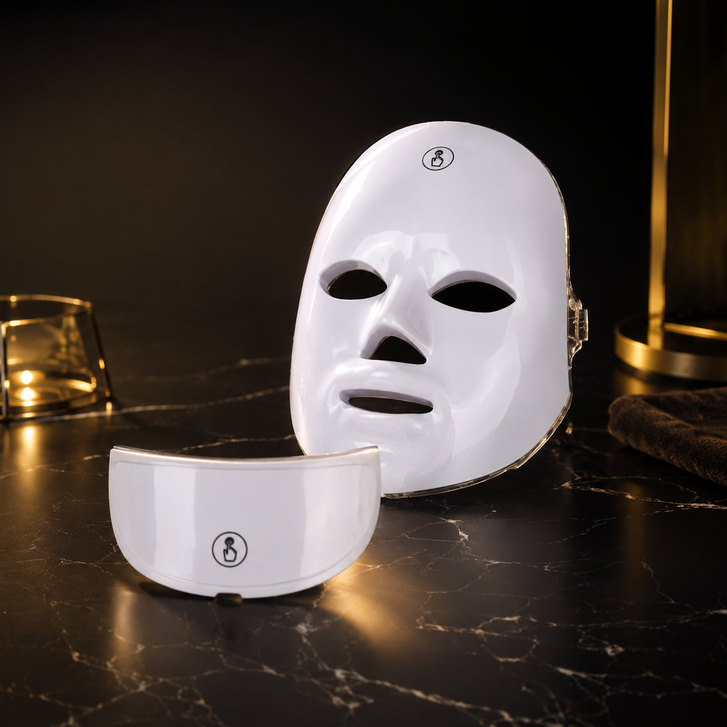 Mascarilla LED Facial 7 en 1  Terapia de Fotones