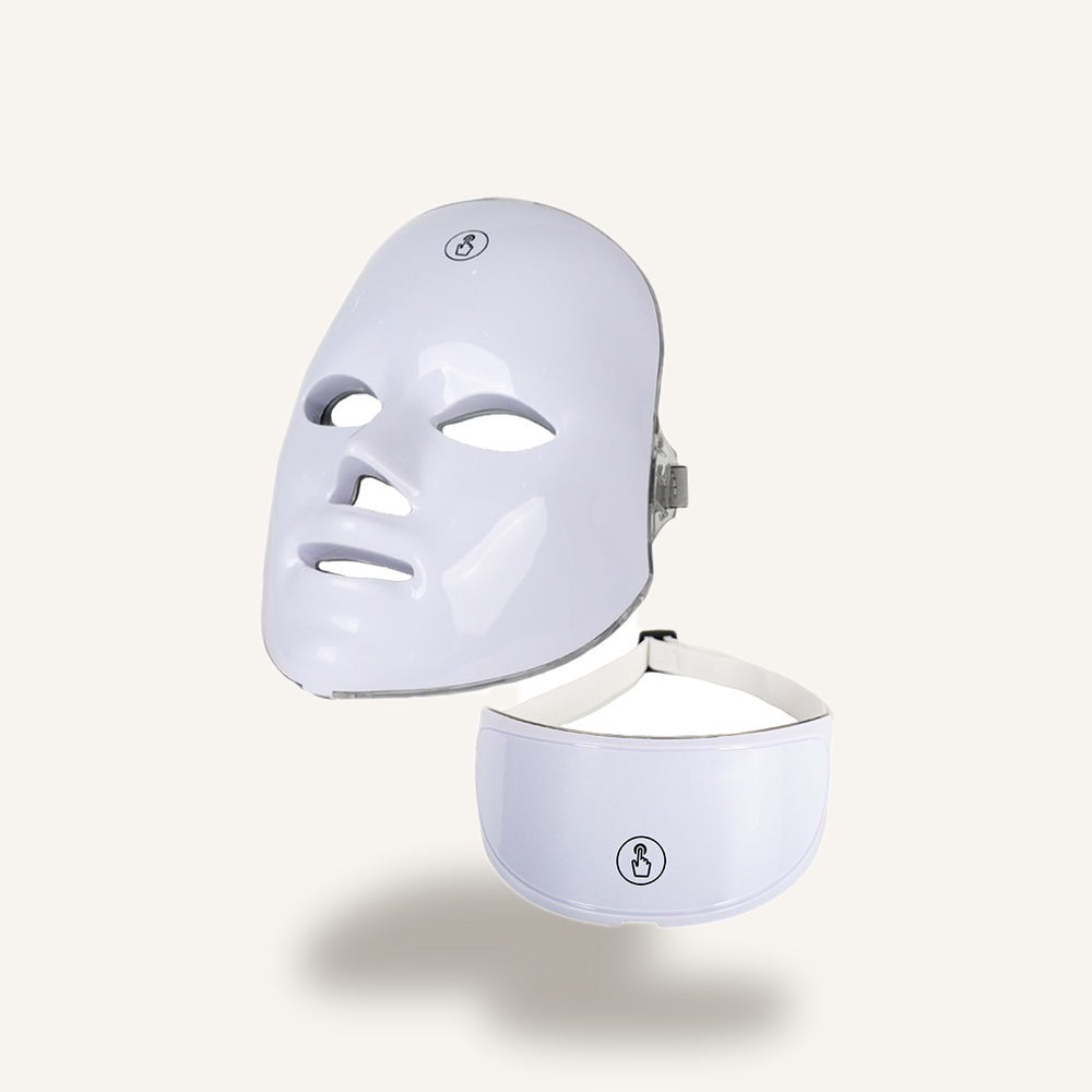 Mascarilla LED Facial 7 en 1  Terapia de Fotones
